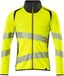 Mascot Accelerate Safe Sweatshirt met rits 19184-781 - haute visibilité jaune/bleu marine - 3XL