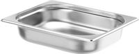 HENDI GN-container – 1/2 formaat – 4L – roestvrij staal – 325x265x65 mm