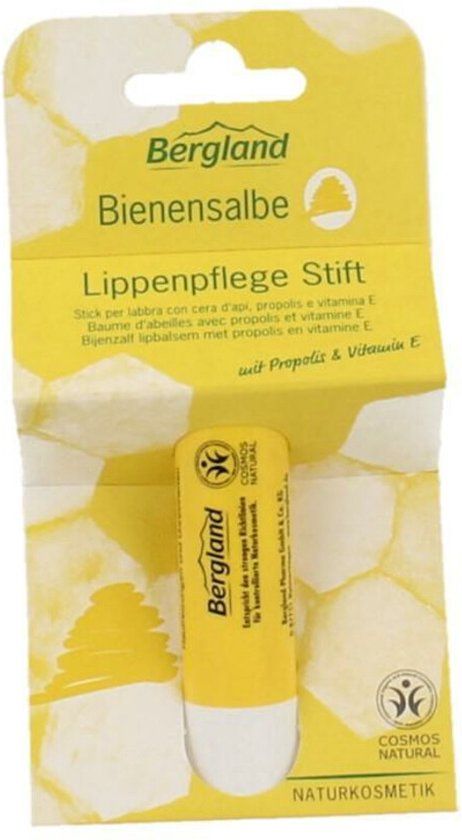 Bergland Lipbalm Bijenzalf Aloë vera - 4,8 gr