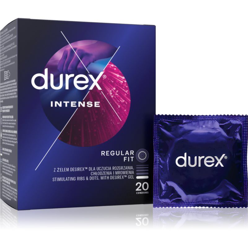 DUREX INTENSE REGULAR FIT CONDOOMS 20 STUKS