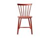 FDB Møbler Chaise J46 Hêtre peint rouge