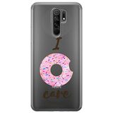 ERT GROUP mobiel telefoonhoesje voor Xiaomi REDMI 9 origineel en officieel erkend Babaco patroon Donut 001 optimaal aangepast aan de vorm van de mobiele telefoon, gedeeltelijk bedrukt
