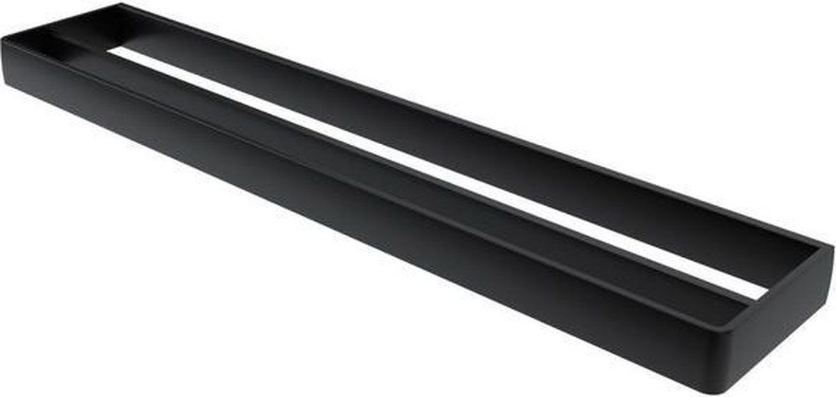 Haceka Aline Handdoekhouder dubbel 60cm mat zwart