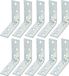 AMIG hoekankers/stoelhoeken - 32x - verzinkt staal - breedte 1.9cm - lengte 2 x 6cm