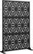 casa.pro Kilsturd Scheidingswand, 180 x 120 x 40 cm, decoratief hek, esthetisch, voor buiten en binnen, ruimtebegrenzing, tuin, terras, staal, zwart