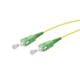 METZ CONNECT OpDAT glasvezelkabel, SC-S APC/SC-S APC OS2, 2 m