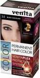 Venita PLEX Black Chocolate nr.3.0 Permanente Haarverf met Keratine en Natuurlijke Oliën