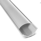 Maclean - Kabel maskeerstrip - 1.5m | 56x32mm - Wit met plakband
