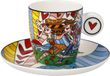 Goebel Tasse à expresso Romero Britto Falling, porcelaine fine, coloré, 100 ml, 66453401