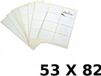Apli witte etiketten ft 53 x 82 mm (b x h), 12 stuks, 2 per blad (2686)