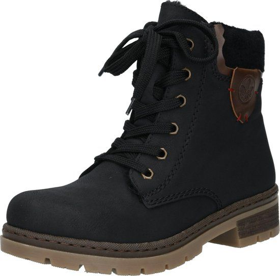 Rieker Snowboots Zwart - Maat 39 - Dames