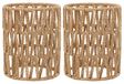 Merkloos Omgoods - Bohemian Rieten Lampenkap 12 cm voor Hanglampen
