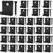 Merkloos Composite 30 Stuks Terrasclip met Zelftappende Schroef RVS