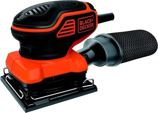 BLACK+DECKER KA450-QS - Vlakschuurmachine - 220W - Zwart/Oranje