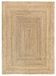 HAMID - Vloerkleed Van Jute, Tapijt Alhambra Natuurlijk, 100% Natuurlijk Tapijt Van Jute, Handgeweven, Vloerkleed Voor Woonkamer, Slaapkamer, Eetkamer, Gang, Ingang - (230x160cm)