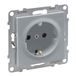 Legrand SEANO Type F Wandcontactdoos Aluminium