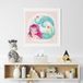 Sirène Poster / Affiche Carrée Enfants - 50x50 cm