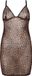 Hunkemöller Slipdress Leopard Zwart