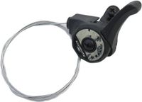 Sunrace Derailleurversteller links duim 3 speed Zwart