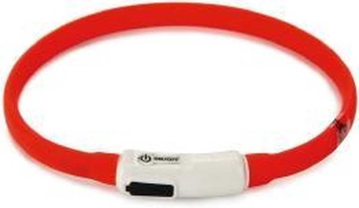 Beeztees Safety Gear Dogini Hondenhalsband - Rood - 35 cm