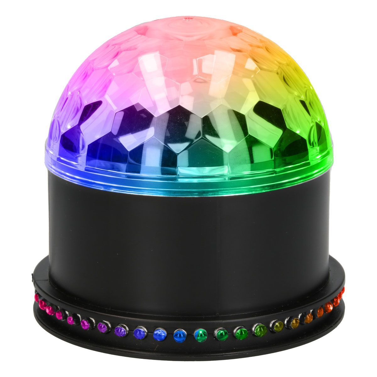 iMoshion Roterende Discolamp - Muziekgestuurde LED Discobal met Afstandsbediening - Zwart