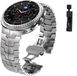 DrPhone Quantum Titanium Band voor Samsung Galaxy Watch 8 Classic 46mm / Watch 8 44mm 40mm – Titanium Armband - Zilver