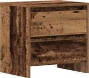 vidaXL Nachtkastje Oudhout 45 x 34 x 44,5 cm Bewerkt hout
