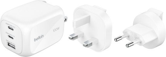 Belkin WCH016hqWH Universeel Wit AC Snel opladen Binnen