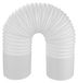 Tuyau pour climatiseur, portable - Tuyau d'évacuation flexible - Tuyau de ventilation durable - PP/fil d'acier - Installation facile - Longueur : 150 mm