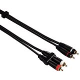 Hama 75104003 audiokabel 3 m RCA Zwart