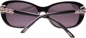 Mexx Sonnenbrille Modell 6326-100 für Damen und Herren, Schwarz mit grauen Gläsern, 56-16-135 mm