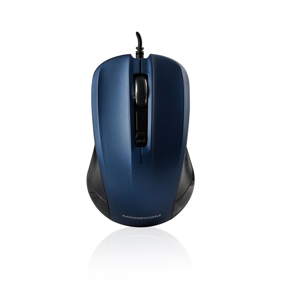 Modecom MC-M9.1 - Muis - 1600 DPI - Zwart/Blauw