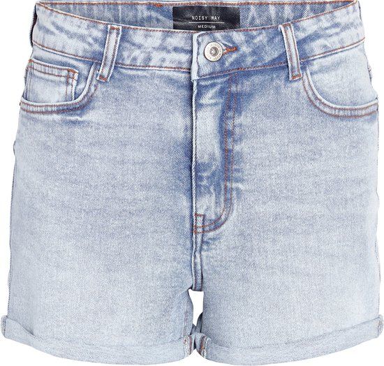 NOISY MAY NMMONI HW DNM SHORTS AZ359LB NOOS Women's Shorts - Size XL - Light Blue Denim