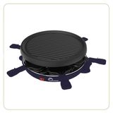 Merkloos Raclette grill - 2-in-1 - Tot 6 personen - PFAS-vrij - 800 W - Nachtblauw