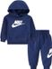 Nike Kids 66l135 Fleece Set Met Lange Mouwen Blauw 18 Months Jongens