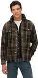 Superdry The Merchant Store Zwaar Geruit Overhemd Herren Lange Mouwen Shirts