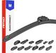 AMiO Multiconnect Flat Wiper Ruitenwisser 22 inch 550mm - Universele Ruitenwisser met 12 Adapters