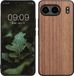 kwmobile telefoonhoesje geschikt voor OnePlus Nord 4 5G - Hoesje met bumper in donkerbruin - Backcover - hout