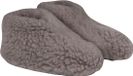 Texels Wol Pantoufles Gris - Hauteur de chaussure basse - Fabriqué en 100% pure laine vierge de Texel - Pantoufles en laine de Texel - 36-38