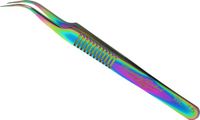 Beauty Label Lash Tweezer - Curved - Multicolor