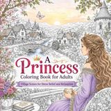 Princess Coloring Book for Teen and Adults: Elegant Royal Princesses in Beautiful Sarees & Lehengas — Village Scenes for Stress Relief and Relaxation