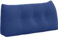 vidaXL Coussin de dossier bleu police 100 x 24 x 50 cm Velours