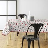 douceur d'intérieur Rechthoekig tafelkleed (140 x 240 cm) natuurlijke Suzette, PVC bedrukt