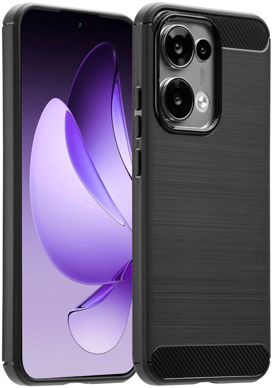 imoshion Brushed Backcover voor de Oppo Reno 13 - Zwart