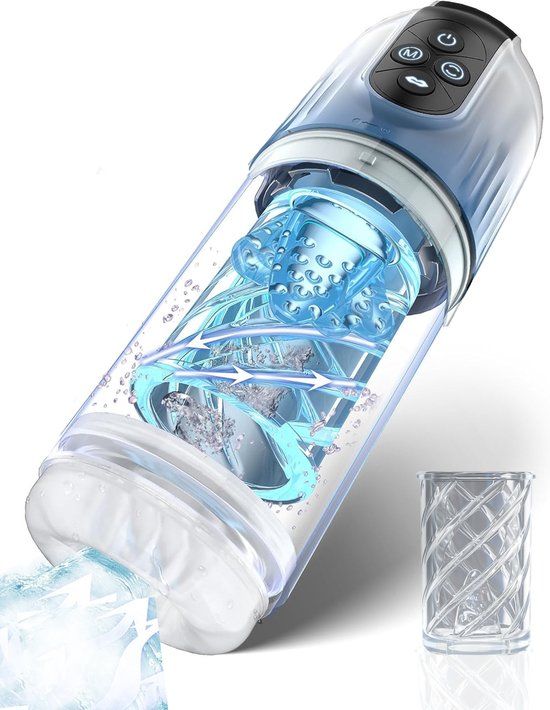 ME'ADAM ManiPulse - Automatische Masturbator voor Mannen - Blauw
