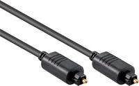 Goobay Optische Toslink Kabel - 5mm dik - Verguld - 5 meter - Zwart