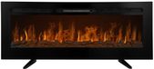 MonsterShop Elektrische inbouwhaard - Zwart - 127 cm