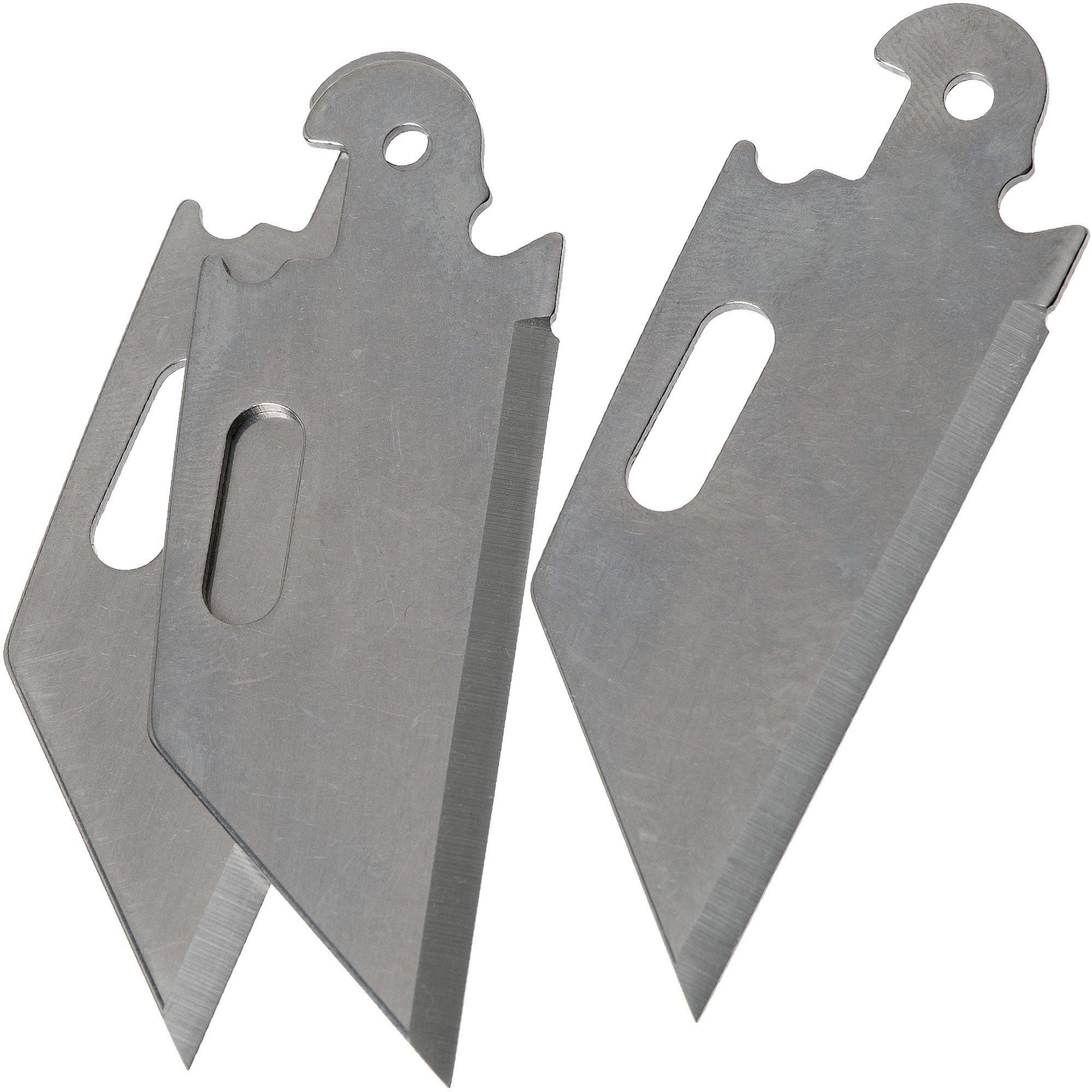 Cold Steel Click N Cut Utility Plain Edge Blades - 40AP3B - Replacement Blades