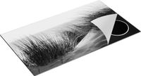 Chefcare Inductie Beschermer Strand en Duinen - Zwart Wit - 95x55 cm