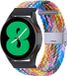 By Qubix Qubix Braided Nylon Smartwatch Bandje 22mm Multicolor Spring Geschikt voor Garmin Vivoactive 4 / 4L
